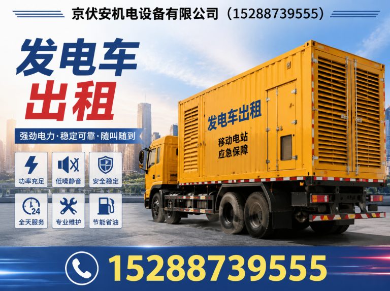潜江发电车租赁展示图