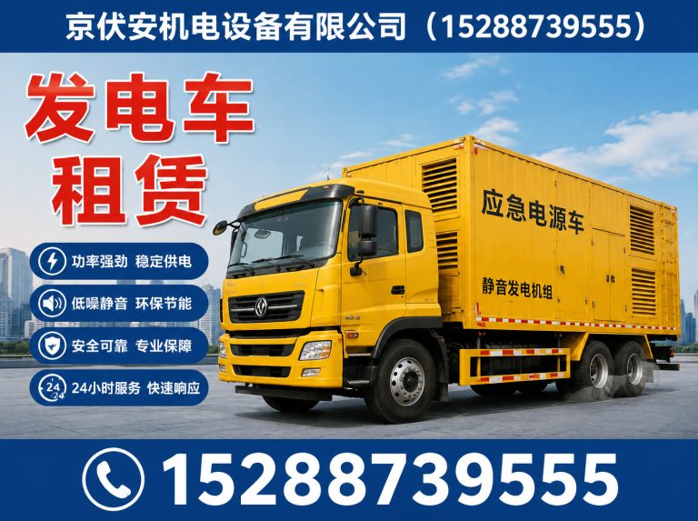 潜江发电机租赁展示图